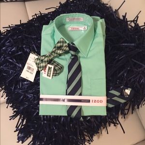 IZOD Boys Shirt, Tie and Bow Tie