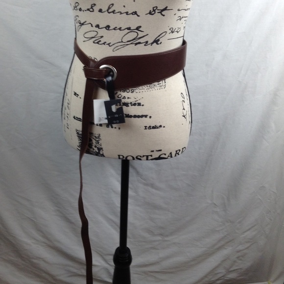 Lane Bryant Brown Tie Belt