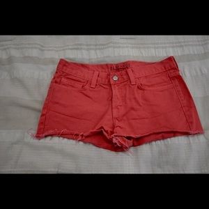J Brand cut off denim shorts