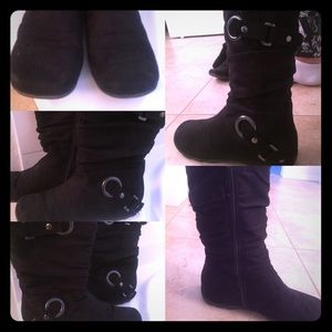 ⚡️SALE⚡️Black Scrunch Boots👢