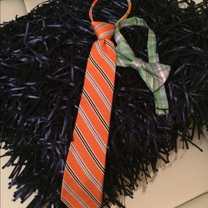 Orange Club Room 100% Silk Adjustable Tie