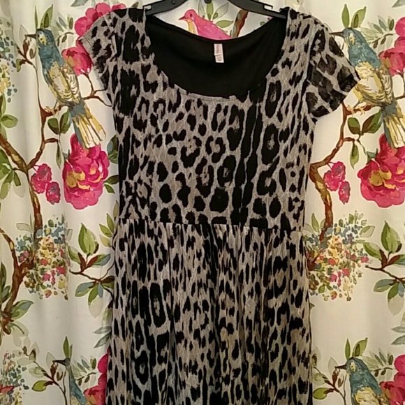 Leopard print dress