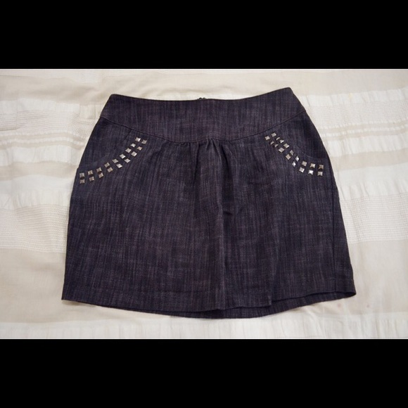Romeo & Juliet studded mini skirt
