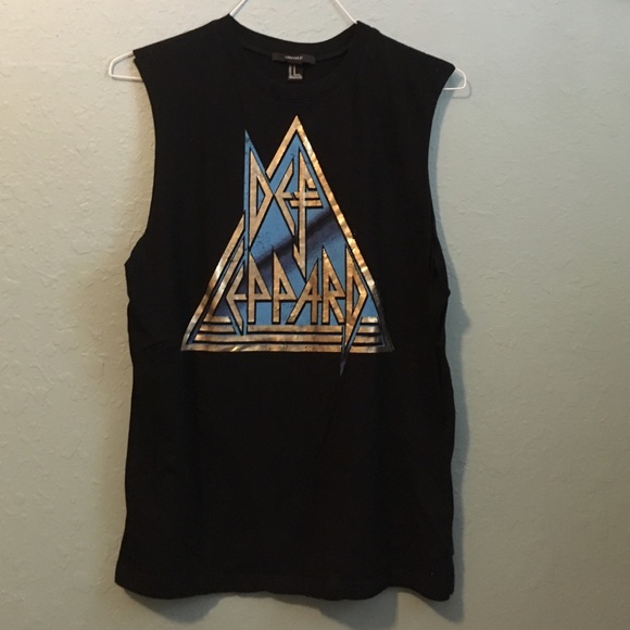 Forever 21 Def Leppard Muscle Tee