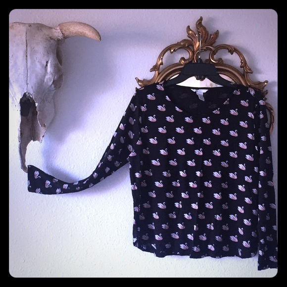 H&M Swan Long Sleeve