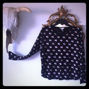 H&M Swan Long Sleeve