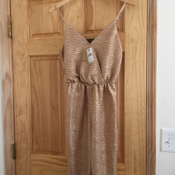 Gold Astr jumpsuit