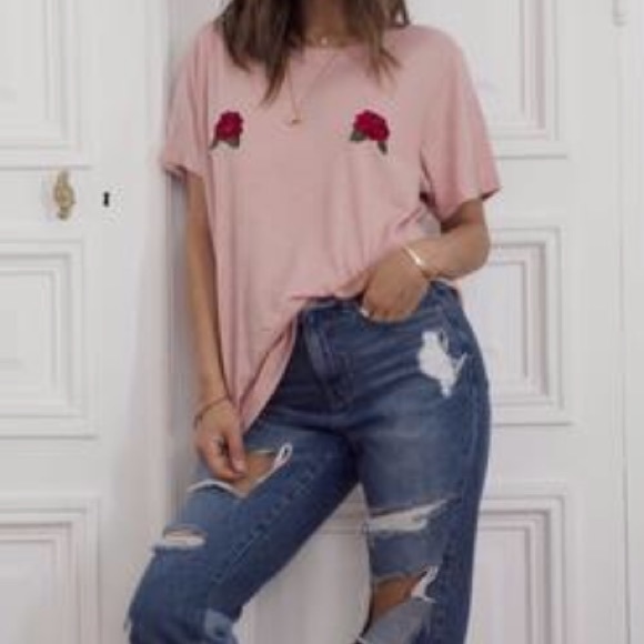 ***SOLD***Rose t-shirt two songs