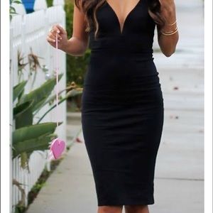 Gorgeous Bebe black dress!!!! Size S