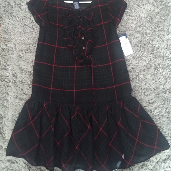 Kids Ralph Lauren dress plaid .