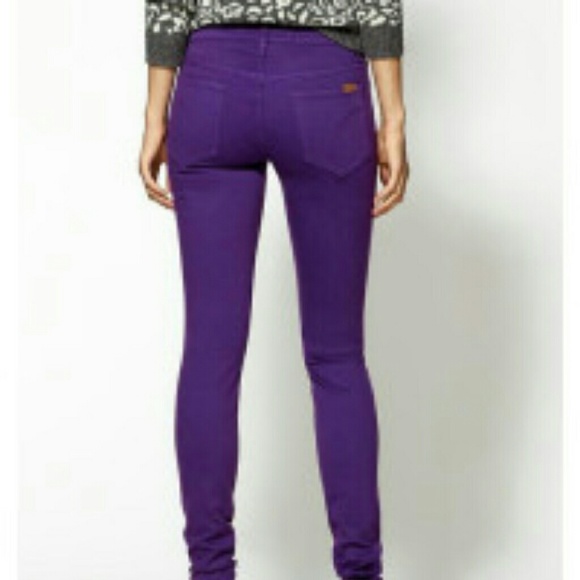 Joe's skinny jeans in pirple Size 25