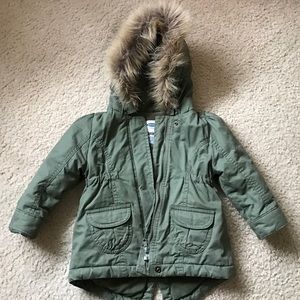 Green parka for Toddler