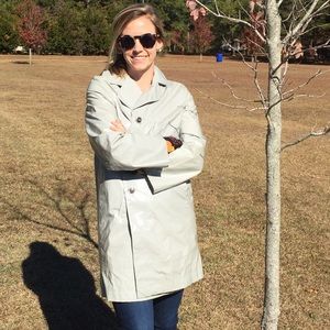 Wow Grey rain jacket!