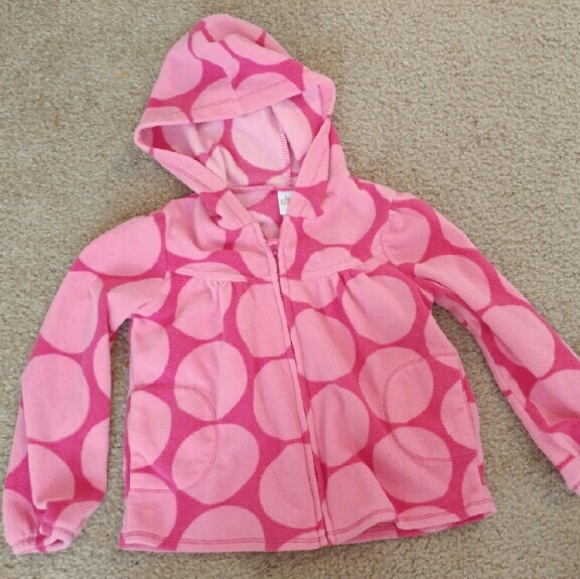 Girls pink fleece jacket