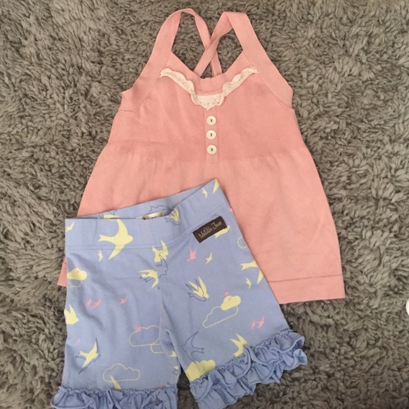 Matilda Jane outfit shorties and tank