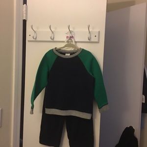 Toddler sweat suit (colors are a little faded)