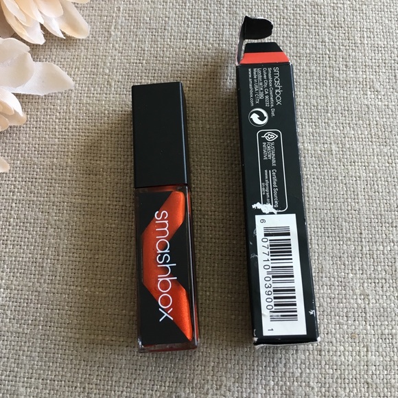 Smashbox Be Legendary Lip Lacquer in Orange Crush - Picture 3 of 3