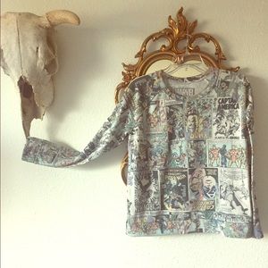 Marvel Comic Collage Sweater