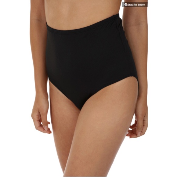 Black high waisted brief