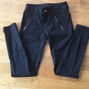 American Eagle black motopants