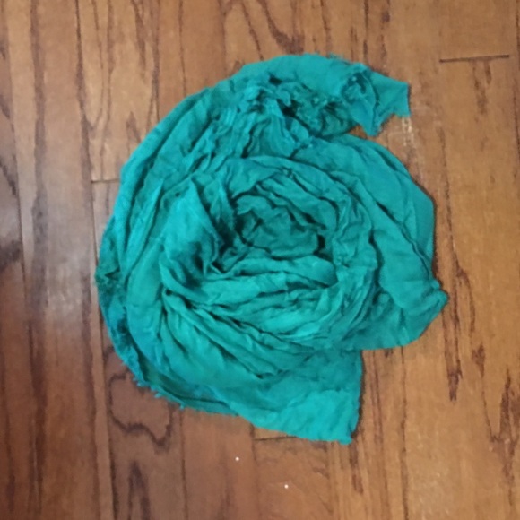 Turquoise scarf