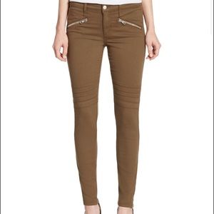 Chevron Ankle Legging In Faded Olive size 31