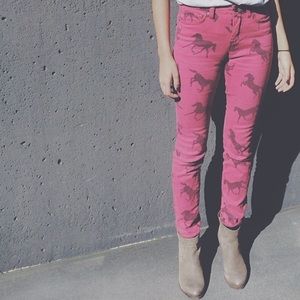 BDG Red Horse Print Jeans