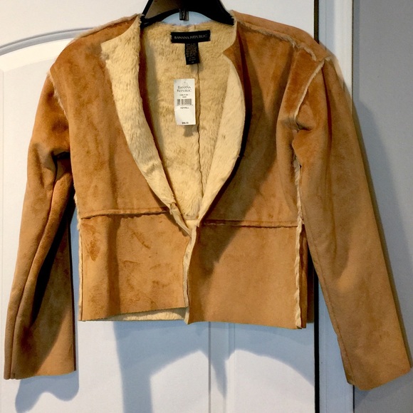 Banana republic caramel jacket size xs. NWT! - Picture 3 of 4