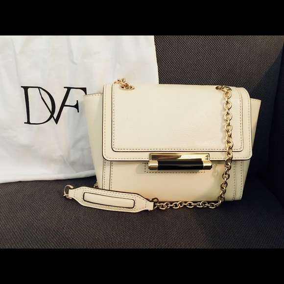 Diane von Furstenberg- 440 Mini Cream Crossbody