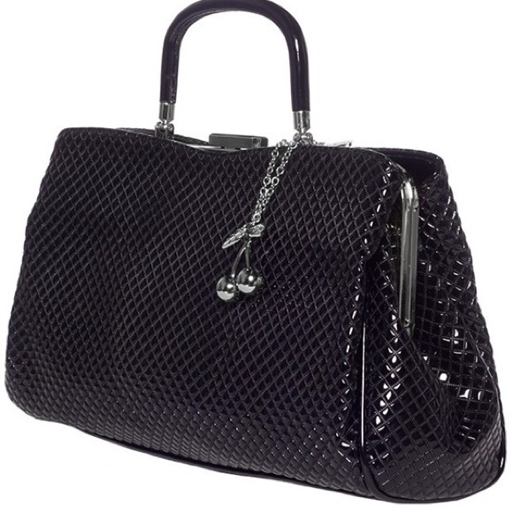 NWT Sourpuss Cherry Bomb Purse - Black