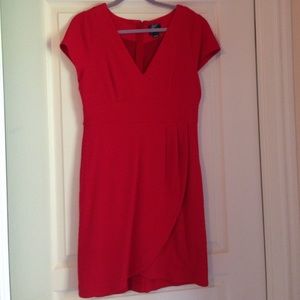 Anthropologie Lipstick Red Dress
