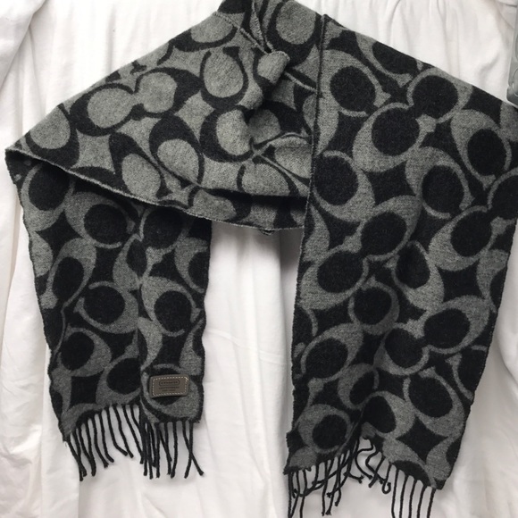 Coach Wool Reversible Scarf