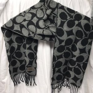 Coach Wool Reversible Scarf