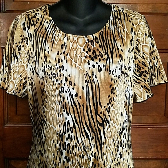 Sexy VLV PinUp Crinkle Cheetah Cruise Dress 10 - Picture 2 of 4