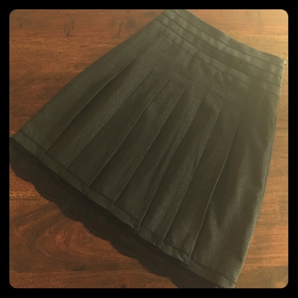Charcoal gray skirt
