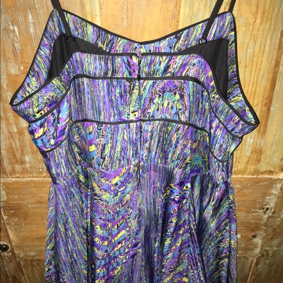 Multicolored Cocktail Dress - Picture 2 of 2