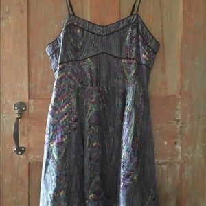 Multicolored Cocktail Dress