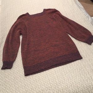 Leith sweater with cutouts sz small