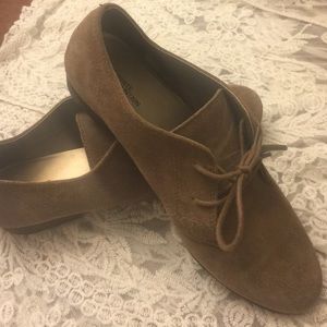 Grin Taupe Leather Oxford