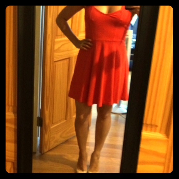 Express Sleevless Peach Dress