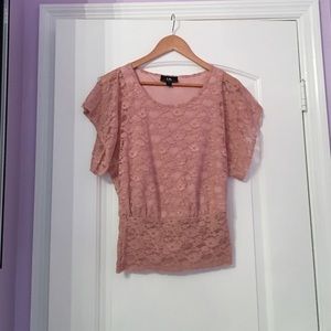 Blush Lave Flowy Top