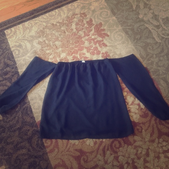 Strapless Cold Shoulder Top