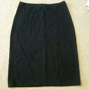 Black skirt.