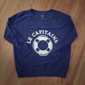 J.Crew Le Capitaine Sweatshirt Size Small