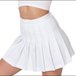 AMERICAN APPAREL TENNIS SKIRTS WHITE AND BLACK AVA