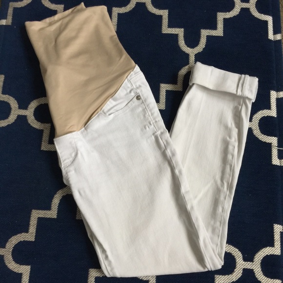 White Maternity Jeans