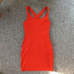 Tomato Red Bodycon Dress