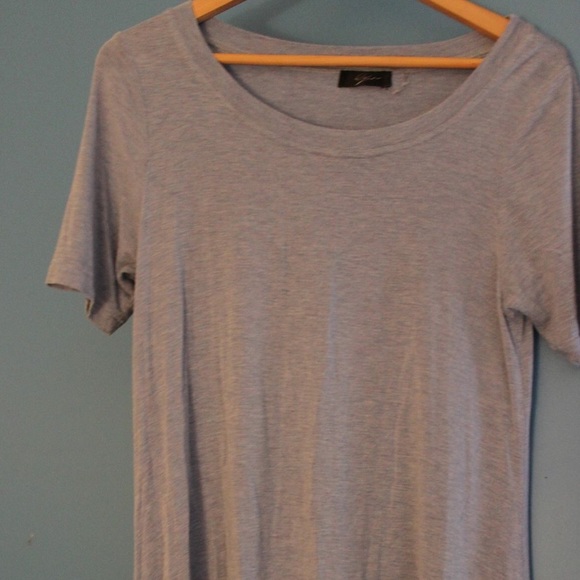 high low on the side blue teeshirt dress, so comfy