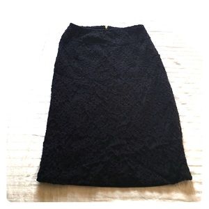XHILARATION Pencil skirt , Lace and gold accent