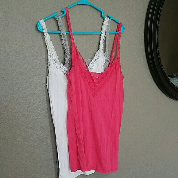 *3 shirt lot* Rue 21 Lace Tanks L